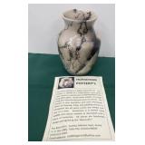 Horsehair Pottery * signed Bancroft