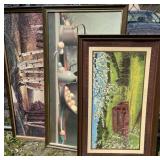 3 large sofa prints - 2 approx. 51x27 and 43x26