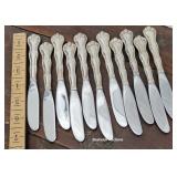 Gorham sterling silver handle knives - petite