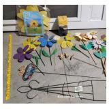 Wind flowers, flower pics, small trellis, etc