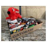 Box of Legoï¿½s & Lego bunny carrying case