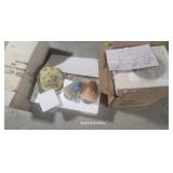 2pcs - mushroom chimes??- pottery and faucet frog