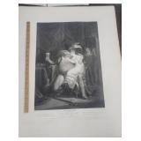 Antique engraving Shakespeare