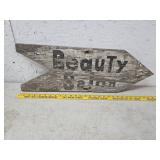 Beauty salon sign