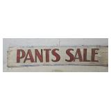 Pants sale sign 60"12"