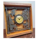 Wrought iron Adirondack Lodge clock