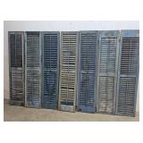 7 shutters 17"72"