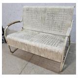 Double checkerboard spring chair 44"
