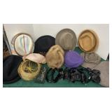 Vintage hats and sunglasses