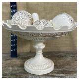 MCM compote w/ gold-flecked fruit