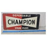 Champion sparkplugs sign