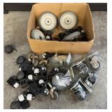 Castor Wheels & huge box of 6ï¿½ nails