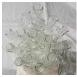 3 piece Glass Flower Arranger.  Makes amazing