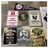 Miscellaneous signs and flags