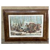 Currier & Ives print ï¿½American Forest Sceneï¿½