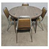Mid century falcon table and 4 chairs