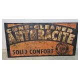 Lackawanna coal sign 69"33"