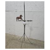 Horse lightning rod