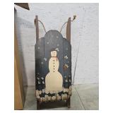 Snowman sled