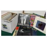 Box of vintage records