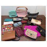 Box lot of purses - DKNY, Steve Madden, Fossil,