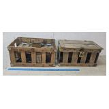 2 Berry crates with baskets