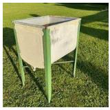 Antique washtub, single