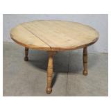 Chunky pine table thick top 54"30"