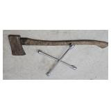 Axe , tire iron
