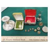 Girly girl lot weighted sterling necklace etc