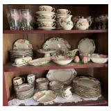 Franciscan Desert Rose dishes. 100+ pcs,
