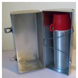 MCM Thermos Brand V Victory Aluminum Lunch Box