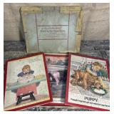 3 wooden Jig Saw picture puzzles