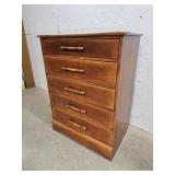Cushman Maple highboy dresser 34"20"45"
