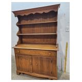 Heywood Wakefield 2pc hutch 48"21"72"
