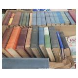 2 boxes vintage books