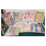 Lot of paper dolls