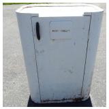 Westinghouse metal cabinet. Rusty/pitting but