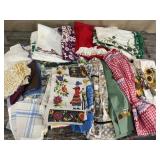 Vintage kitchen linens - tablecloth