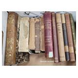 Box of very old books - NY natural History,