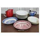 Box China - noritake, Blue Willow, nippon, Halls,