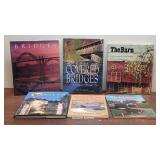 Books - covered bridges, barn, and castles