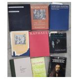 Box vintage art books - Raphael, Rembrandt,