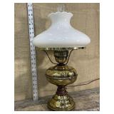 Brass electric hurrican table lamp