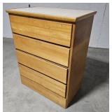 4 drawer tile top dresser 30"18"38"