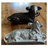 Griswold cast iron cake mold & heavy aluminum