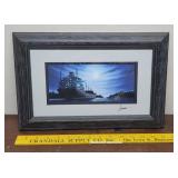 John Morrow print - St Lawrence River?