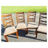 4 Kitchen or Dining Room   chairs. Not perfect,