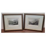 2 Early engravings - anti-glare glass - St John