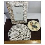 sea Shell frame, Shell Hotplate, Sleeping boy